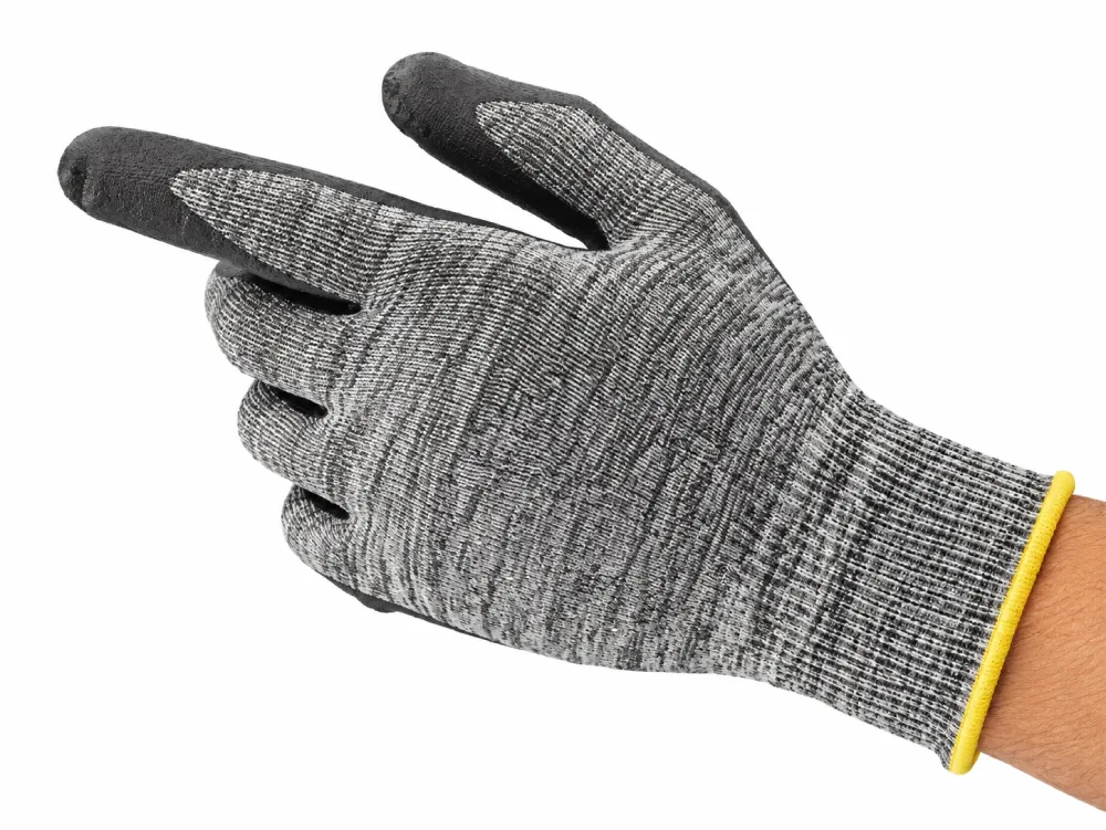 Industrial Safety Gloves - Breathable Foam Nitrile with Dirt-Masking Liner