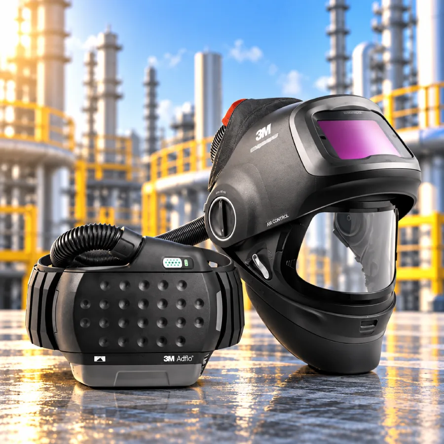 3M Speedglas G5-01 Welding Helmet, with Welding Filter G5-01/03TW with 3M Adflo PAPR System