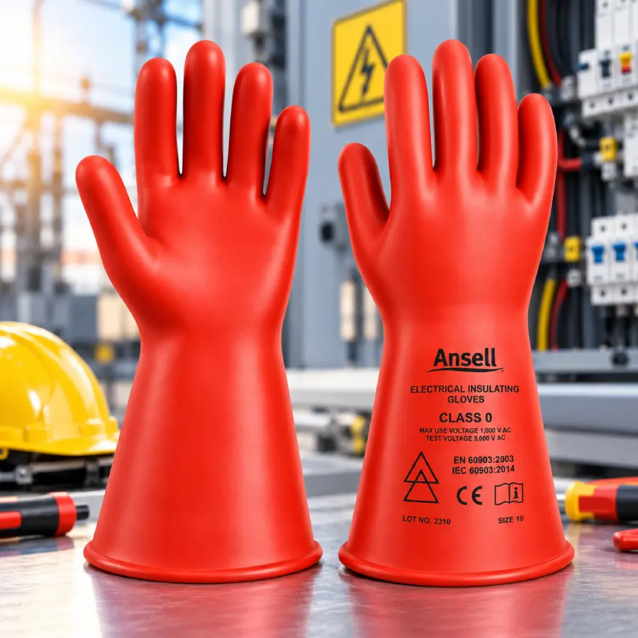 Electrical Insulating Gloves - Durable & Flexible Electrical Safety Gloves