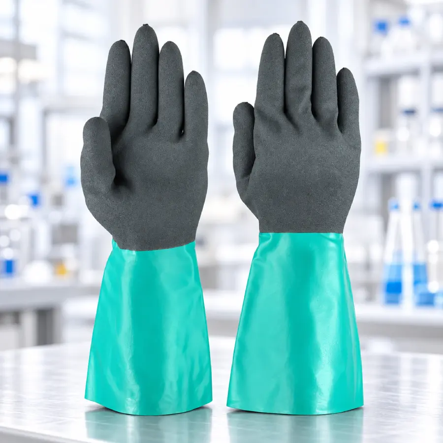 Ansell AlphaTec Chemical Resistant Gloves with ANSELL GRIP Technology