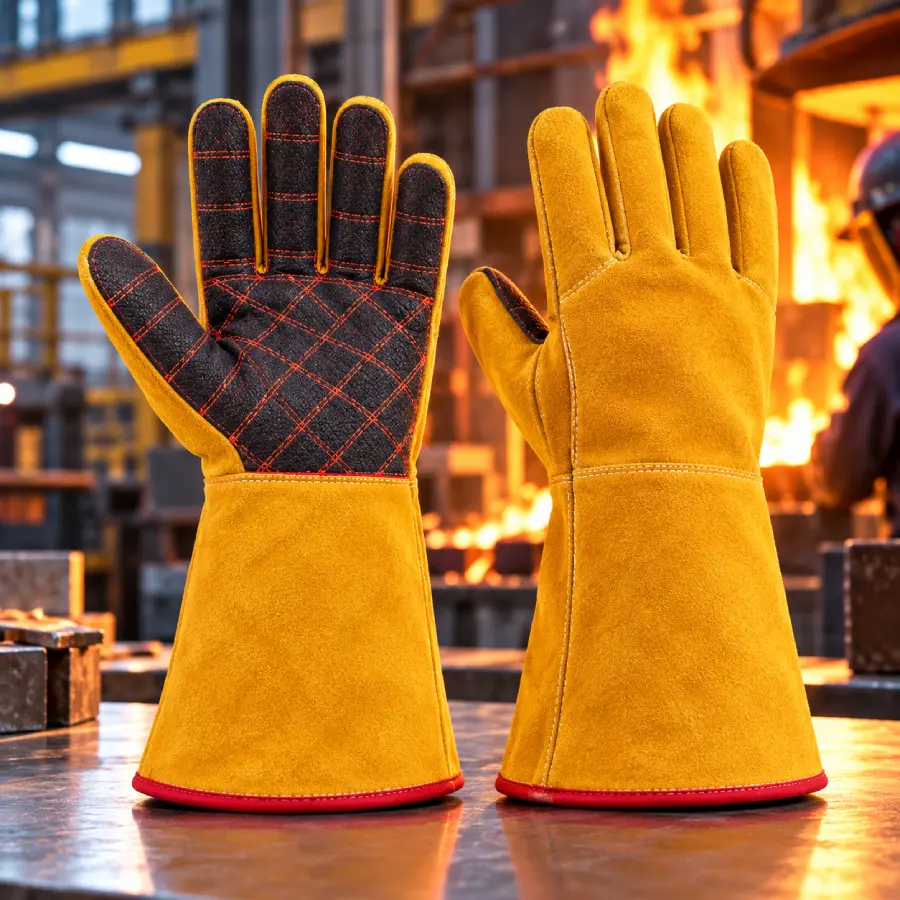 Heat & Flame Resistant Gloves - Welding Protection
